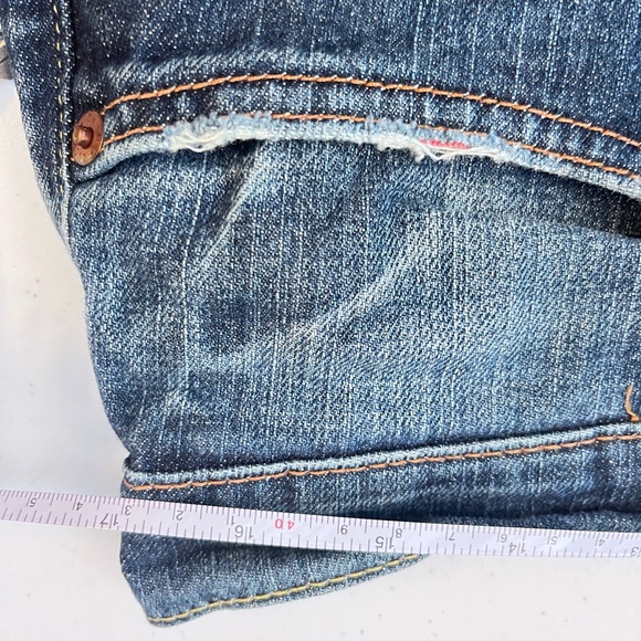 Lucky Brand Dungarees Easy Rider Short Length 14/32 - Picture 10 of 14